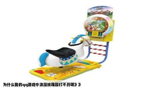为什么我的qq游戏中浪漫玫瑰园打不开呢》》